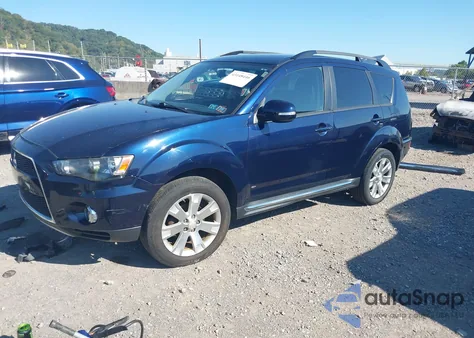 2012 Mitsubishi Outlander Se from USA, damaged, VIN JA4JT3AW5CU005685